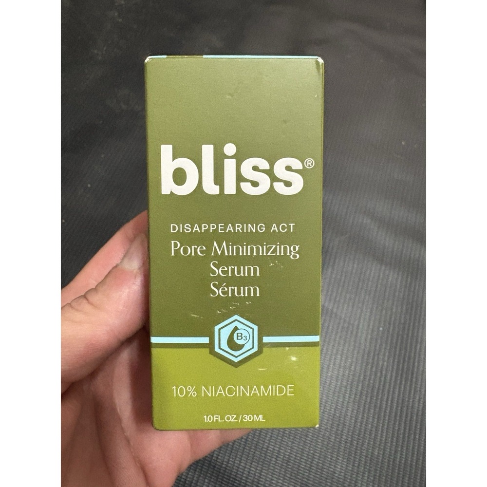 bliss Disappearing Act Pore Minimizing Serum 10% Niacinamide Face 1.0 fl oz 30ml
